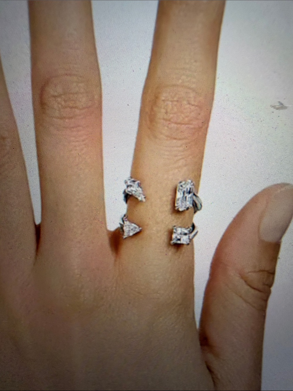 Swarovski Mesmera open ring